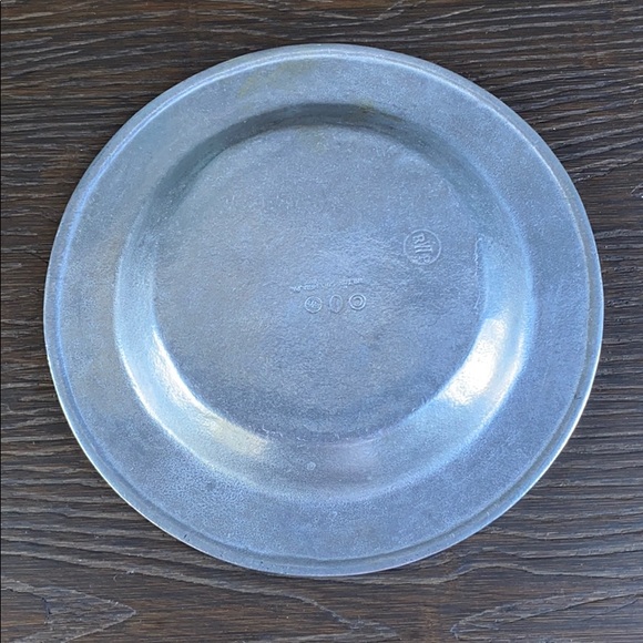 Wilton Pewter ABC 123 9 in kid plate vintage - Picture 2 of 11